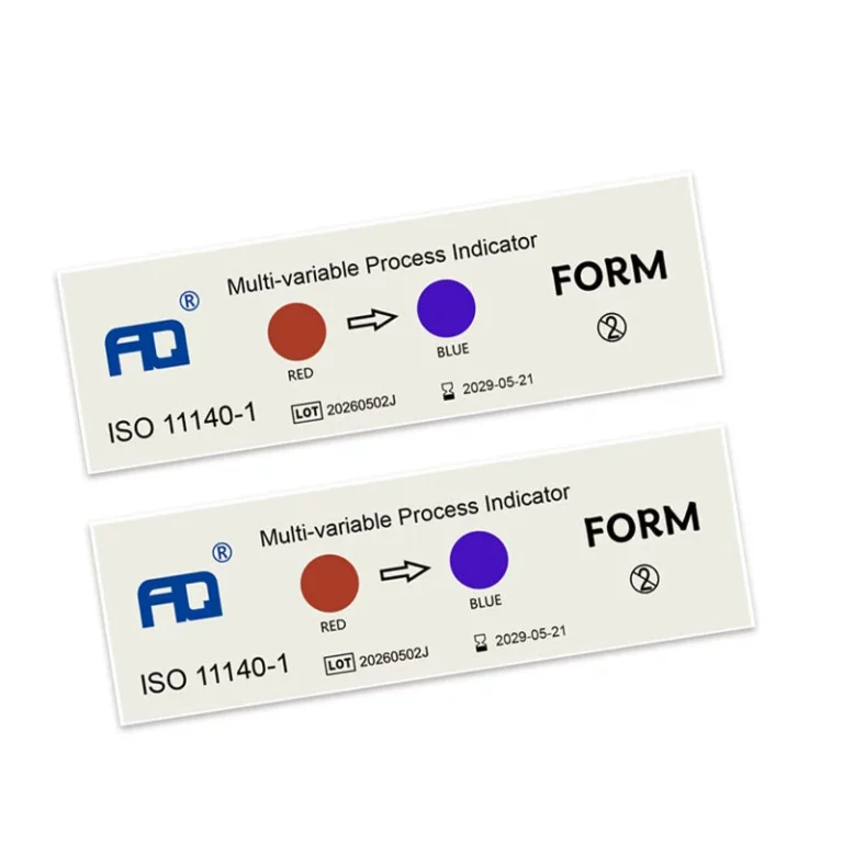 Chemical indicator cards strips