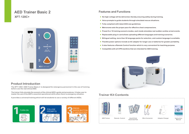 XFT-120C Plus AED Trainer Basic 2