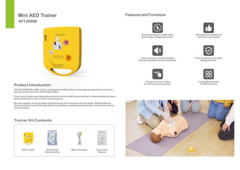 XFT-D0009 Mini AED Trainer